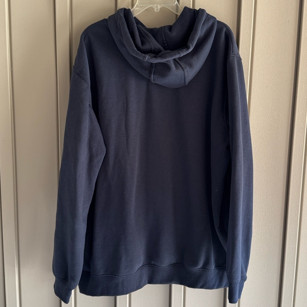 Carhartt Iconic K288 Logo Navy Blue Hoodie size XL - Picture 2 of 4